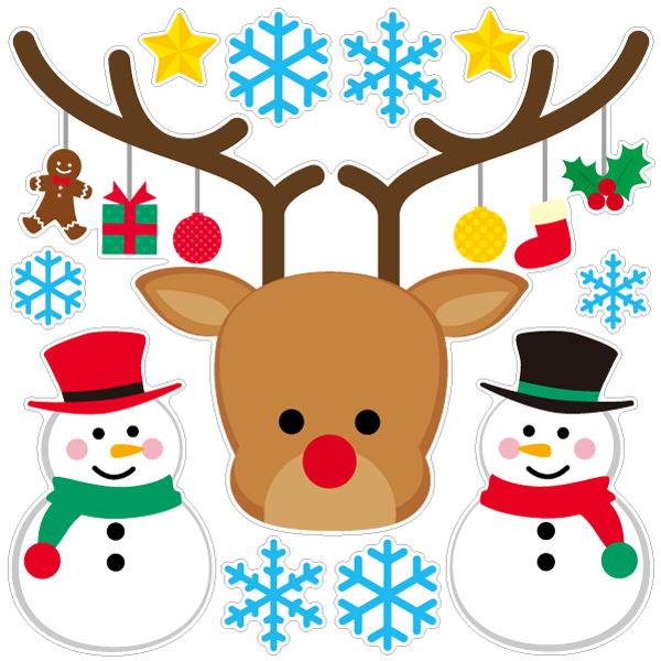 【壁】小さいトナカイ あたま