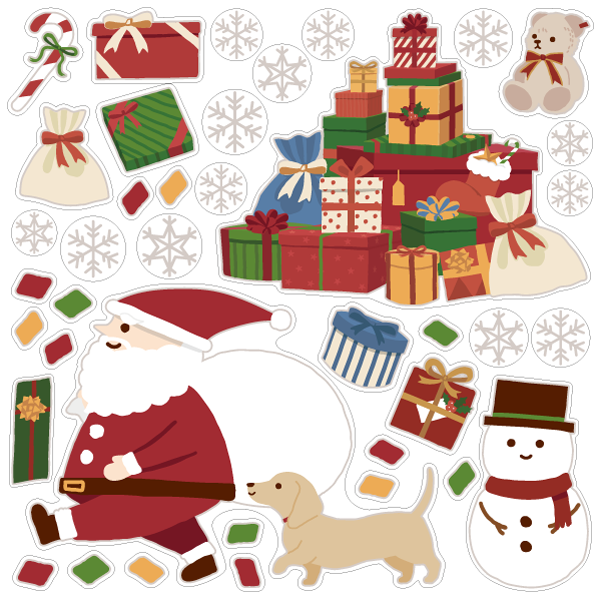 【壁】サンタさんのプレゼント