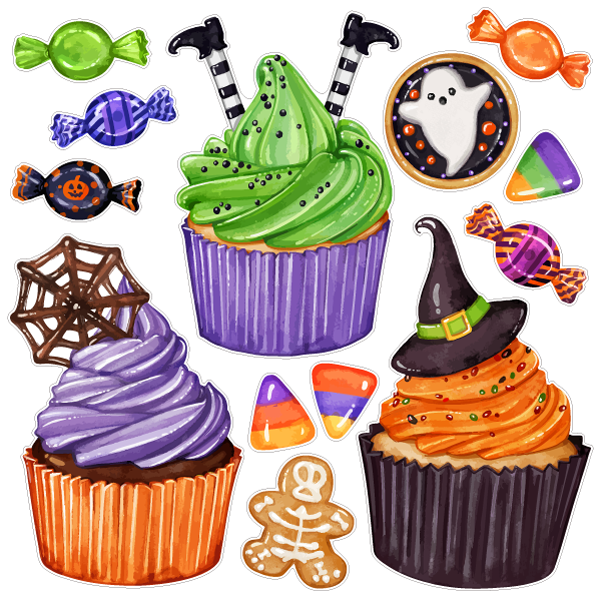 【壁】ハロウィンカップケーキ