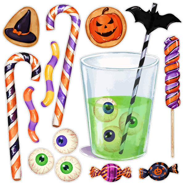 【壁】ハロウィン目玉入りジュース