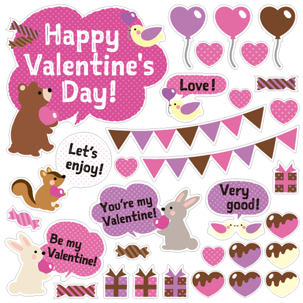 【壁】バレンタインメッセージ