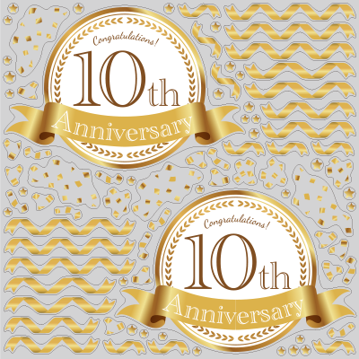 【VP】Anniversary ゴールドリボンの写真