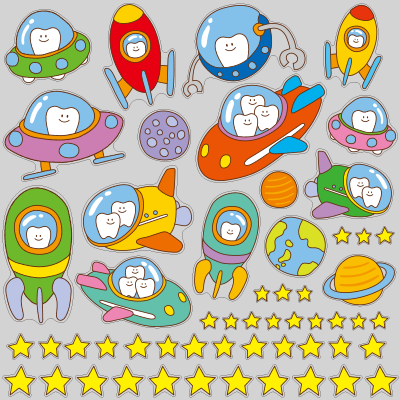 【VP】歯の旅立ち宇宙船の写真