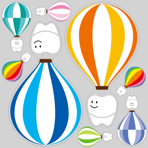 【VP】歯の旅立ちバルーン　ビッグの写真