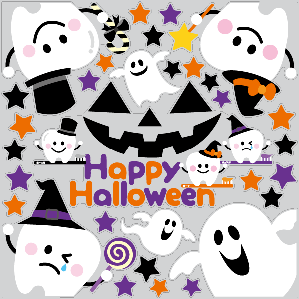 【VP】歯～の3 兄姉弟「ハロウィン四隅バージョン」