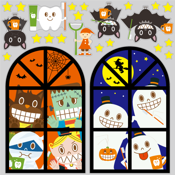 【VP】小人のハミガキ 窓から覗くおばけたち