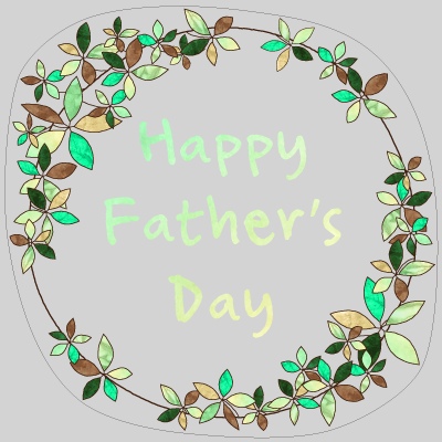 父の日タイトル ナチュラルリース