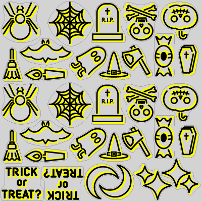 【VP】TRICK OR TREATアイコン《色バリ》