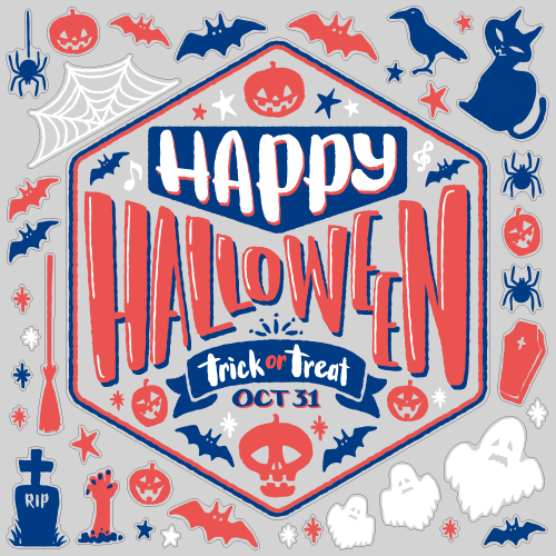 【VP】ハロウィンタイトル ヘキサゴンの写真