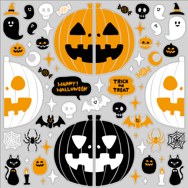 【VP】分割ハロウィンの写真