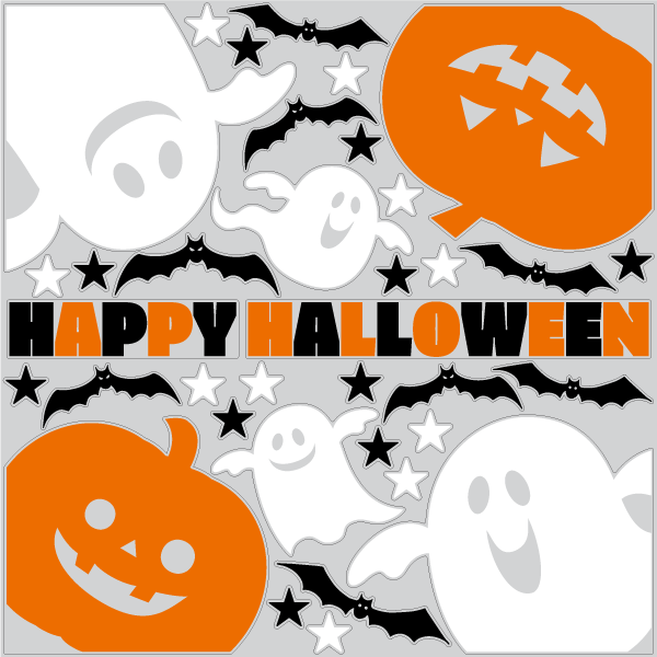 【VP】四隅のハロウィンミックスカラー