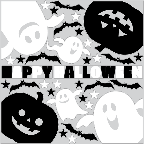 【VP】端っこハロウィン フォトスポット ホワイト