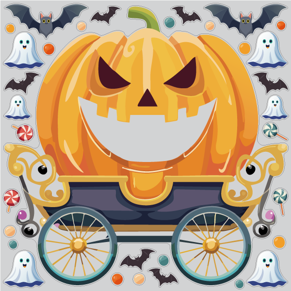 【VP】フォトスポット　カボチャの馬車