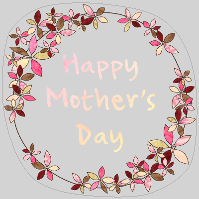 母の日タイトル ナチュラルリース