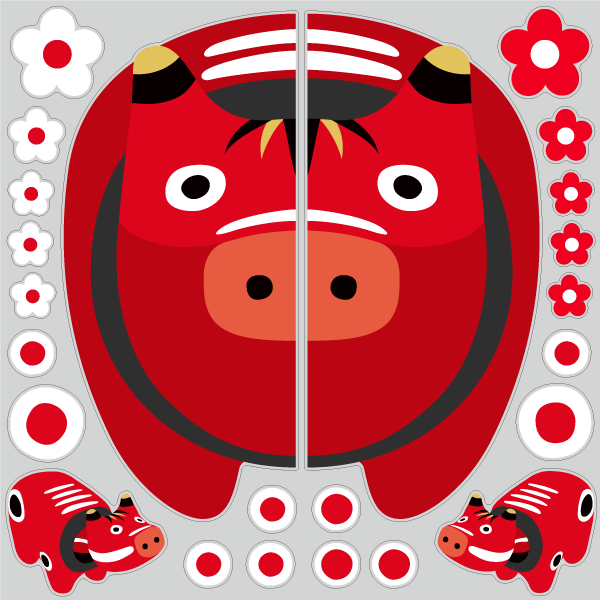 【VP】分割 赤べこ