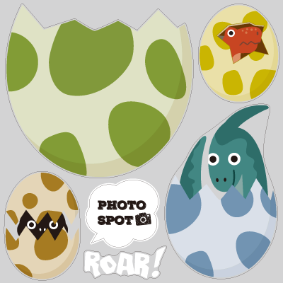 恐竜　フォトスポット