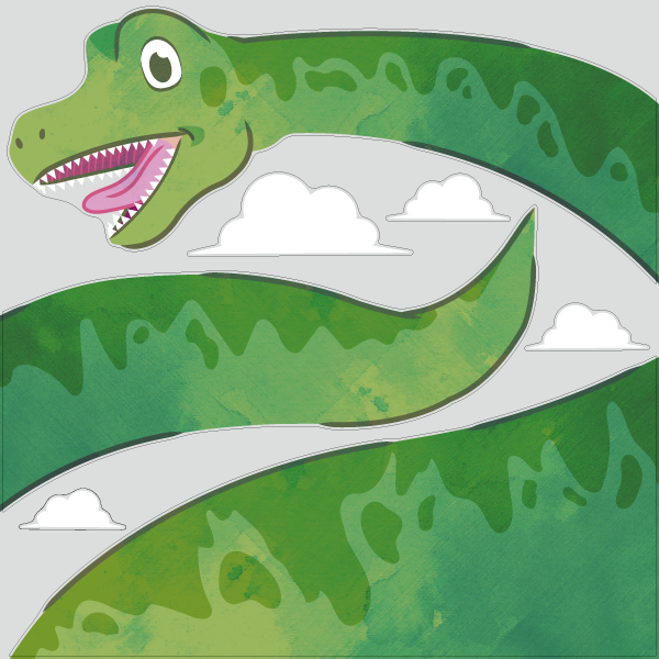 【VP】フォトスポット 恐竜の写真