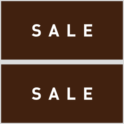 SALE スクエアシンプル 茶