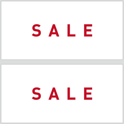 SALE スクエアシンプル 白地赤
