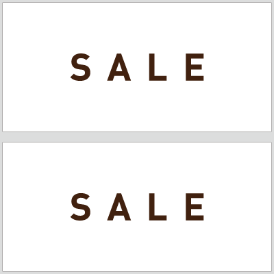 SALE スクエアシンプル  白地茶