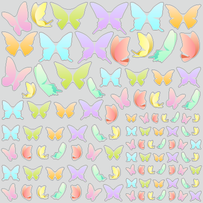 【VP】カラフルButterflyの写真