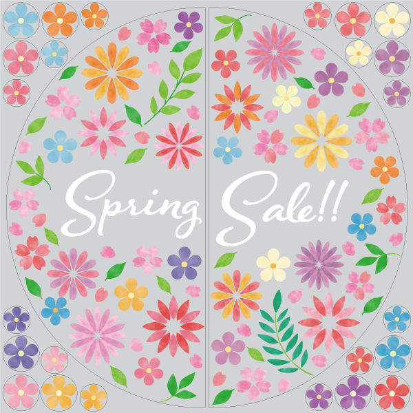 【VP】カラフル水彩スプリング B（Spring Sale!!）の写真
