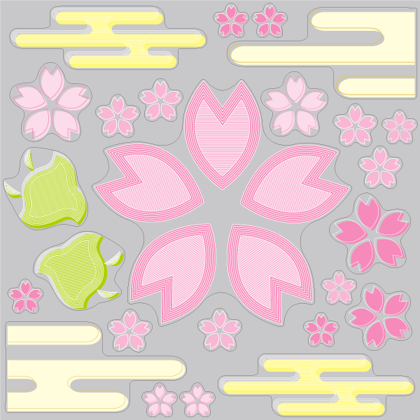 【VP】桜と小鳥の写真