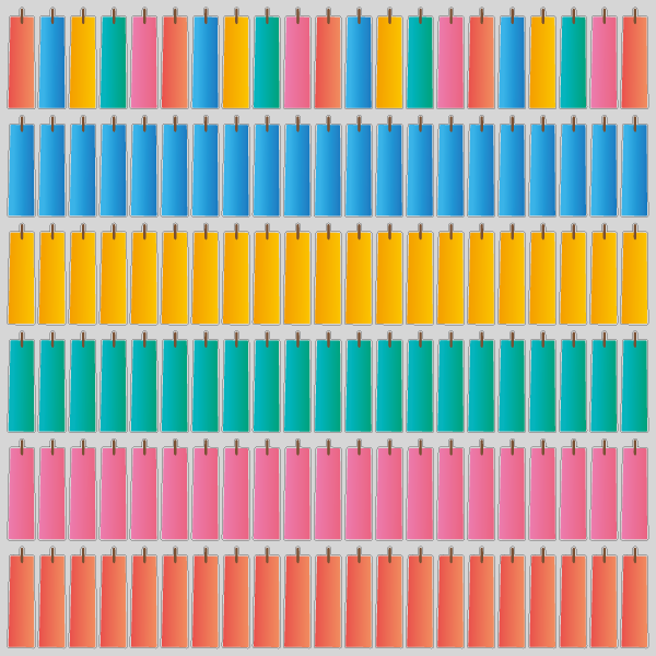 【VP】ワイワイ七夕・短冊の写真