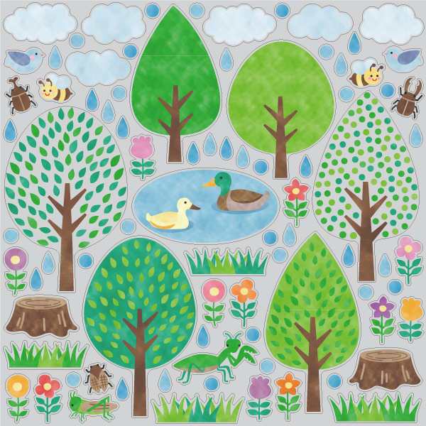 【VP】初夏の森の虫たちの鳴き声