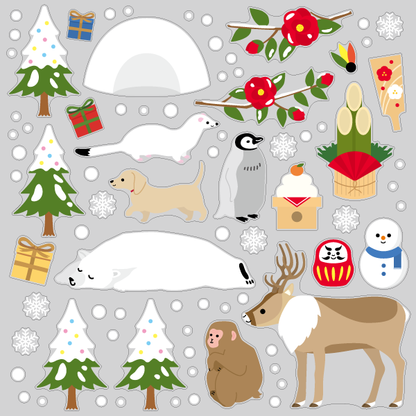 【VP】冬の日のどうぶつたちの写真