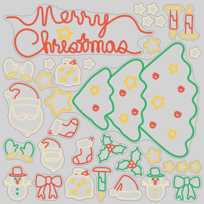 クリスマス限定 コンパクト レター シルククリスマスカード 富士山と桜｜jxcd-090 | 手紙・カード