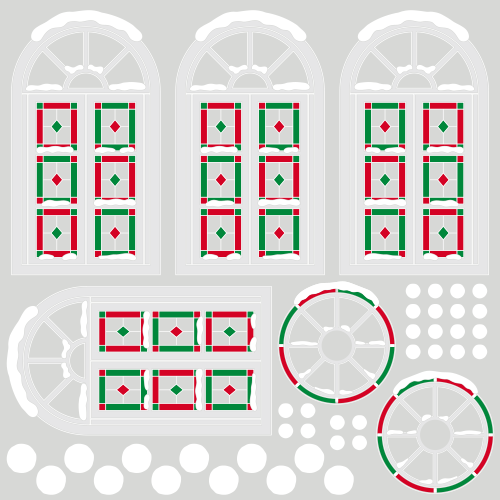 【VP】クリスマスの小窓の写真