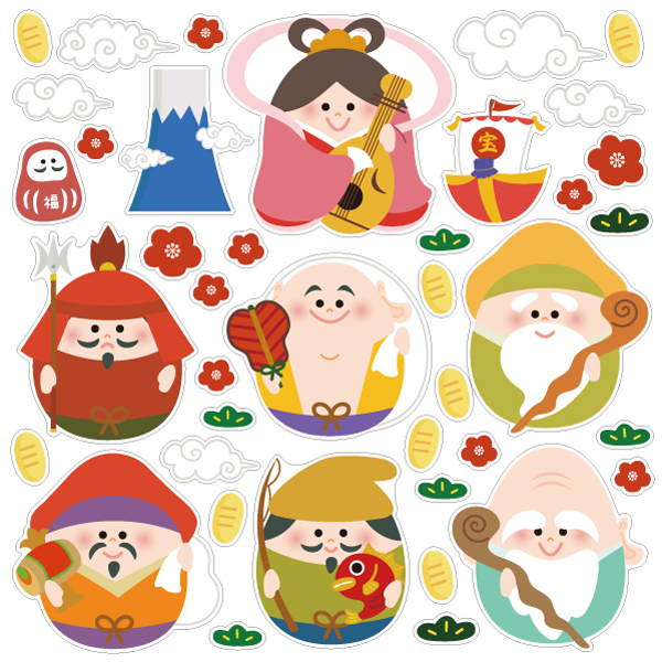 【壁】七福神エッグ