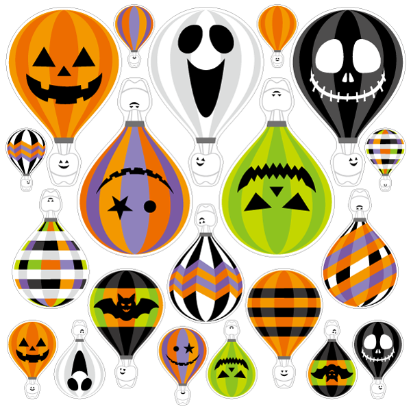 【壁】歯の旅立ちハロウィンバルーン