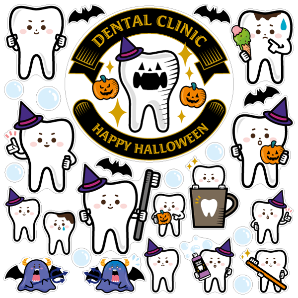 【壁】は（歯）っちゃんのハロウィン