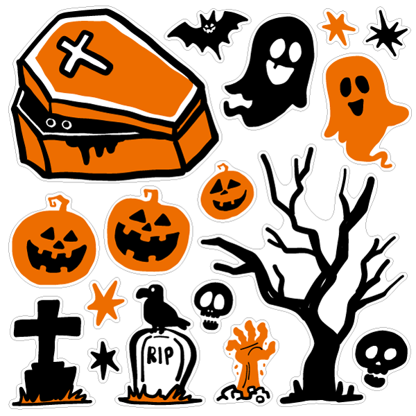 【壁】HAPPY HALLOWEEN トリコロールB