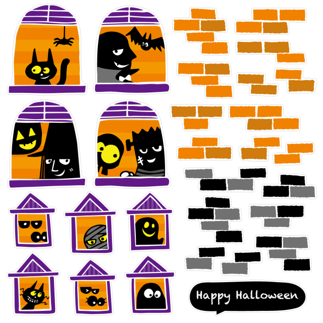 【壁】アパートの住人ハロウィン