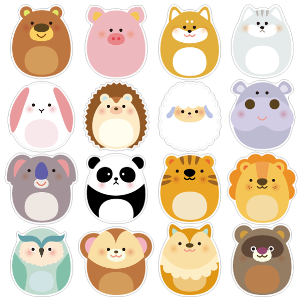 【壁】エッグアニマルズの写真