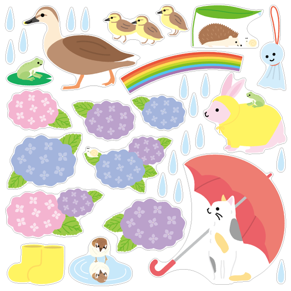 【壁】梅雨の雨上がりの写真