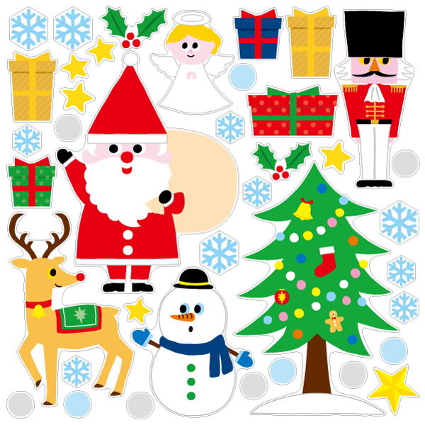 【壁】サンタさんと仲間たち