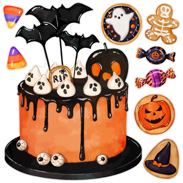 【壁】ハロウィンケーキ