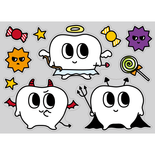 【PP】デンタルちゃんのハロウィン ミニBの写真