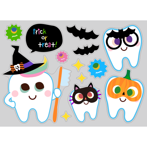 【PP】toothくんと仮装メガネ_Bの写真