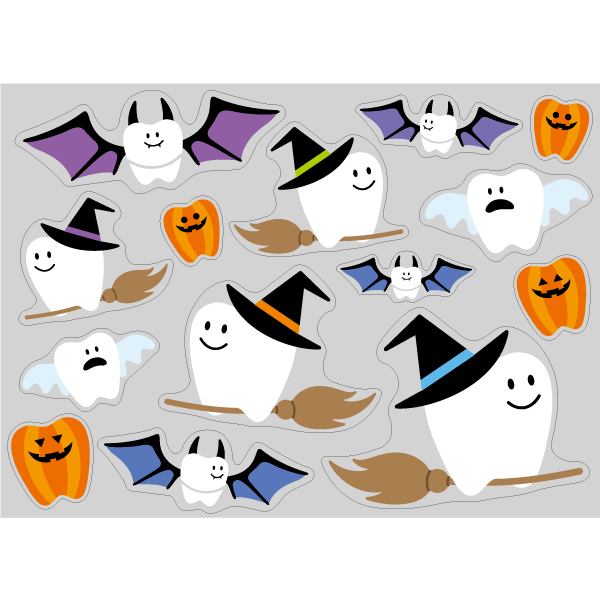 【PP】歯の旅立ちハロウィン（魔女）ミニ