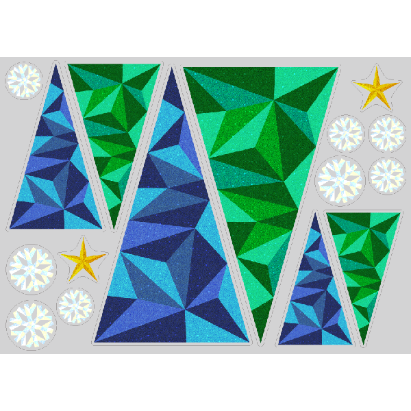 【PP】キラキラクリスマス ツリー ミニの写真