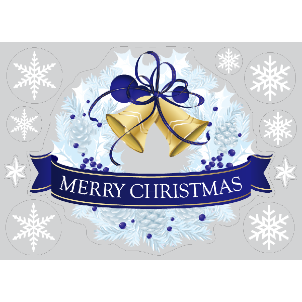 【PP】X’masリース ミニ 青の写真