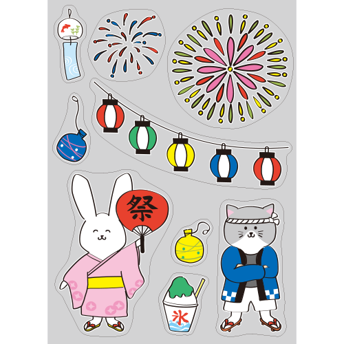 【PP】動物たちの納涼祭の写真