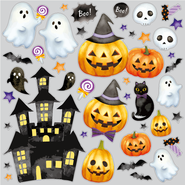 【VP】水彩ハロウィン