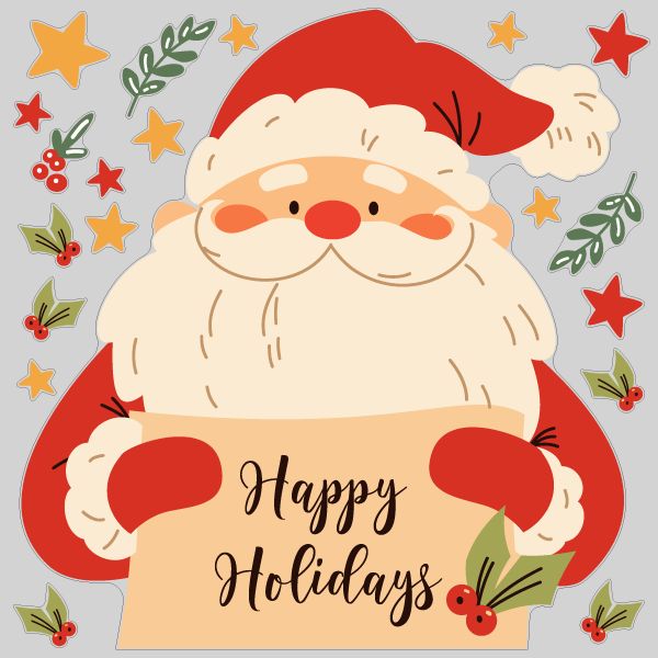 【VP】ふわひげサンタBigメッセージ