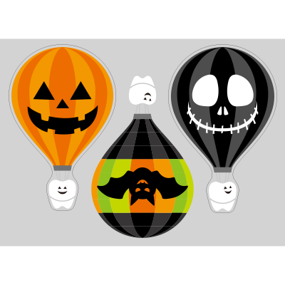 【PP】歯の旅立ちハロウィンバルーン ミニの写真